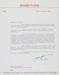 Letter of support from Paul Flamand to Jean-Jacques Pauvert in the catalogue affair